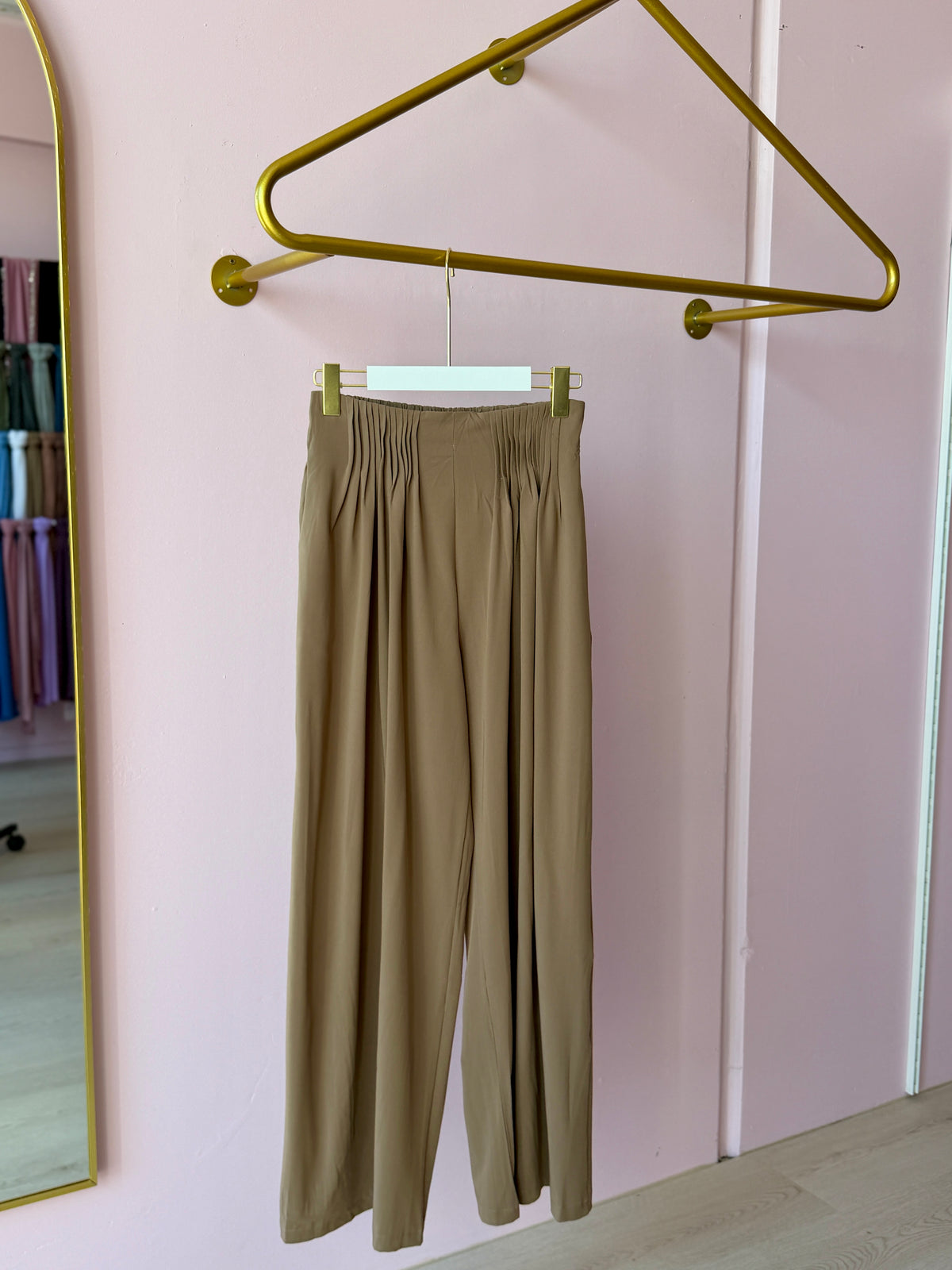 Korean Pleated Wide-Leg Pants