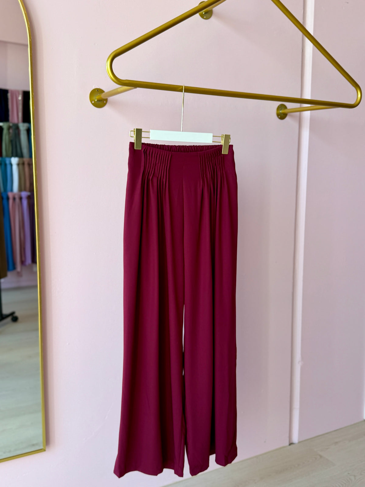 Korean Pleated Wide-Leg Pants