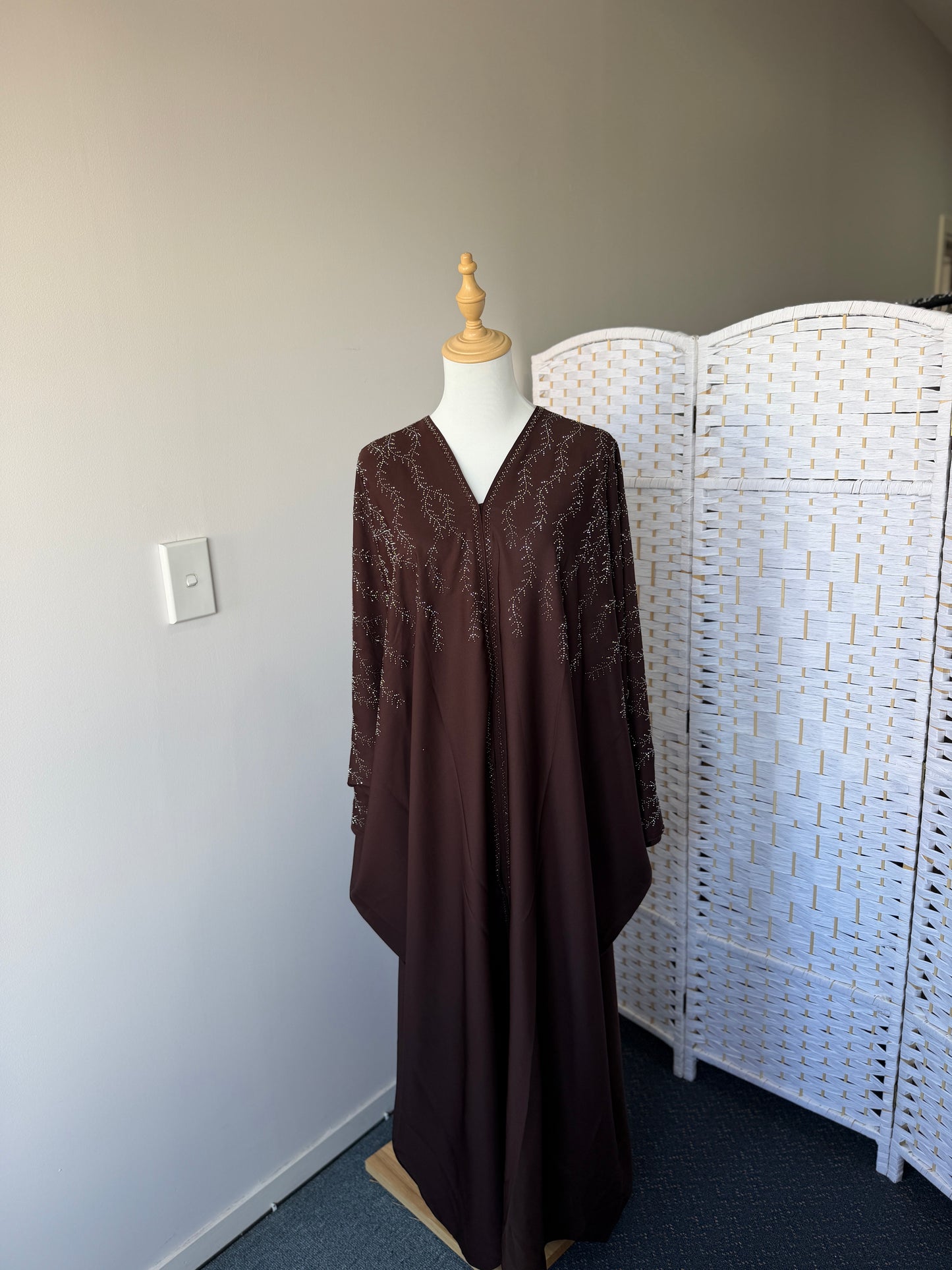 Dubai Abaya - Liyana   [Brown]