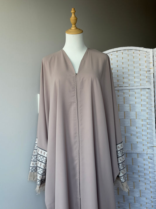 Dubai Abaya - Zara [Ivory]