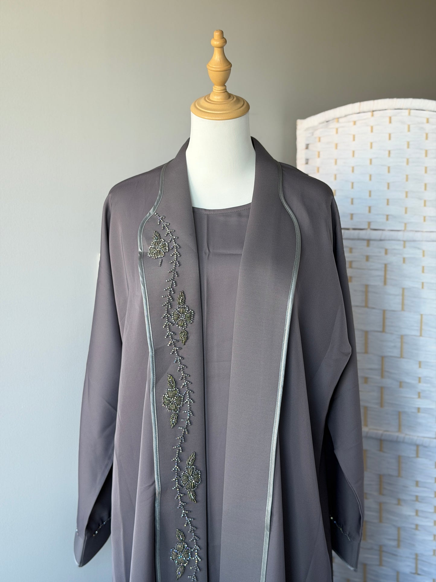 Dubai Abaya - Safiya [Grey]