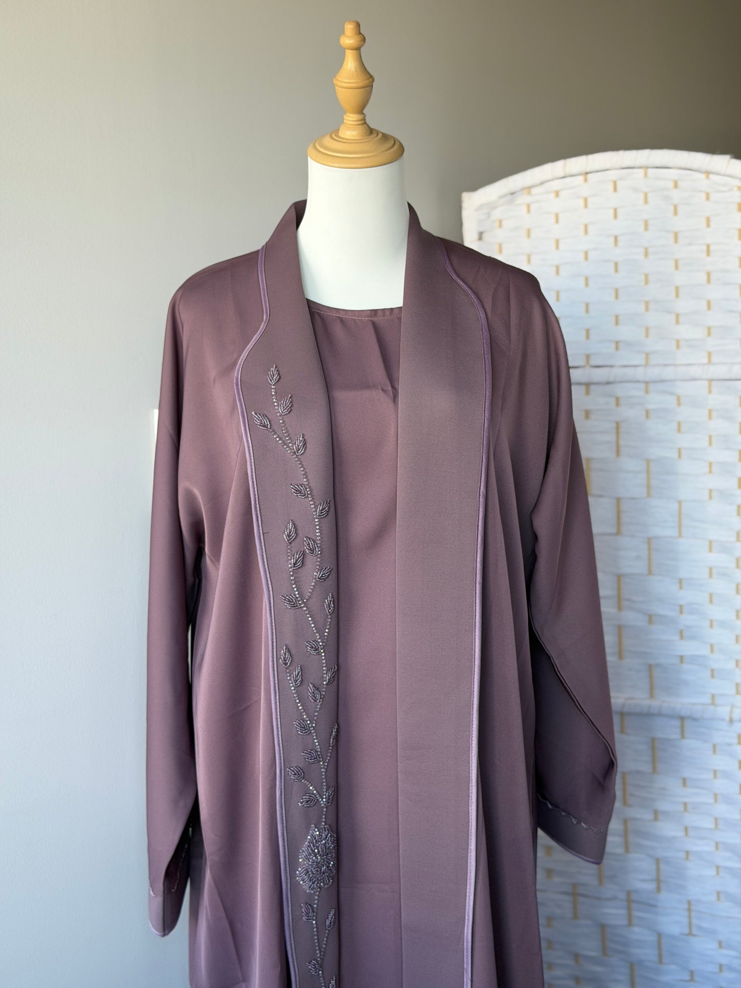 Dubai Abaya - Safiya [Mauve]
