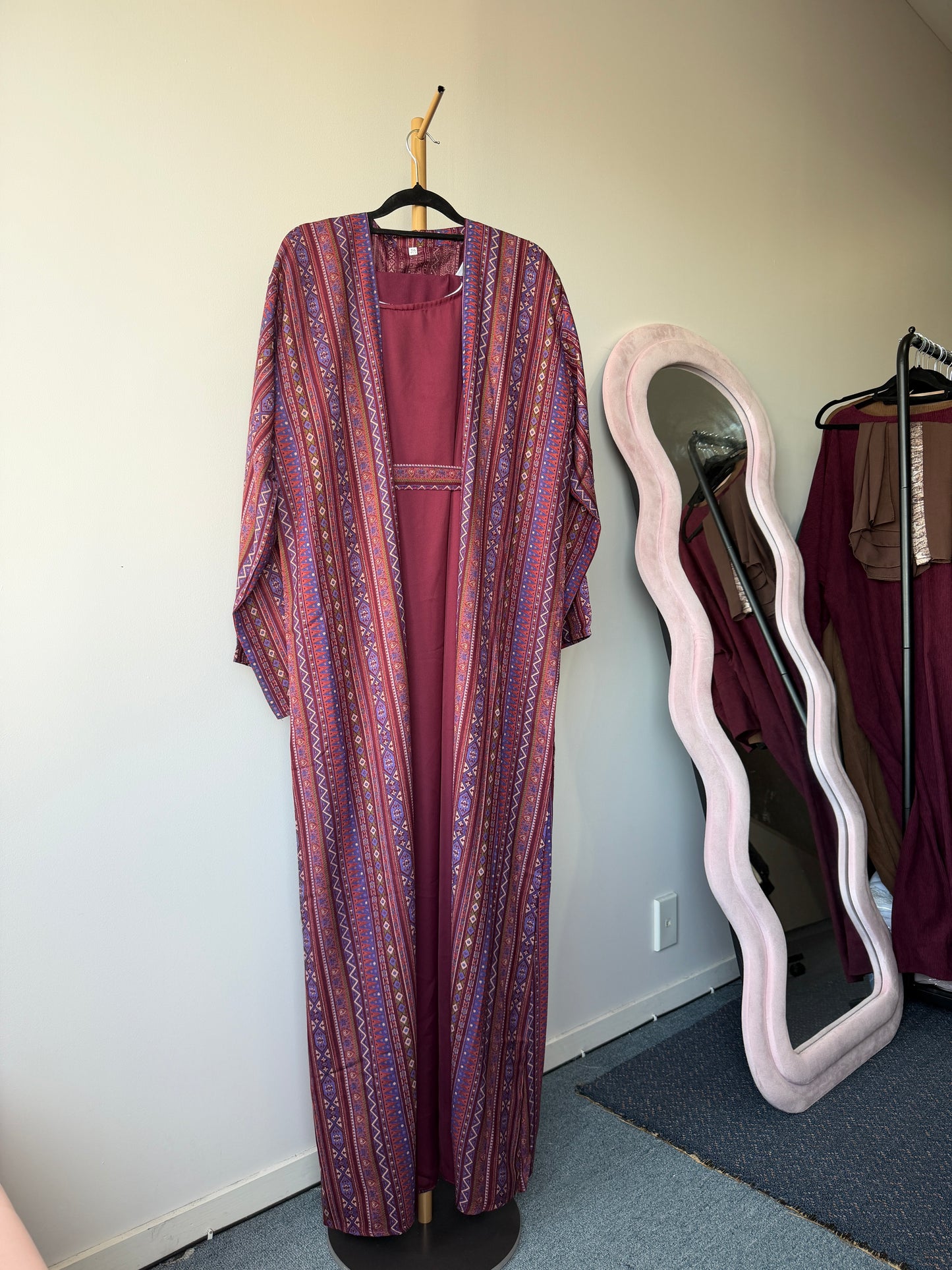 Dubai Abaya - Amani [Red]