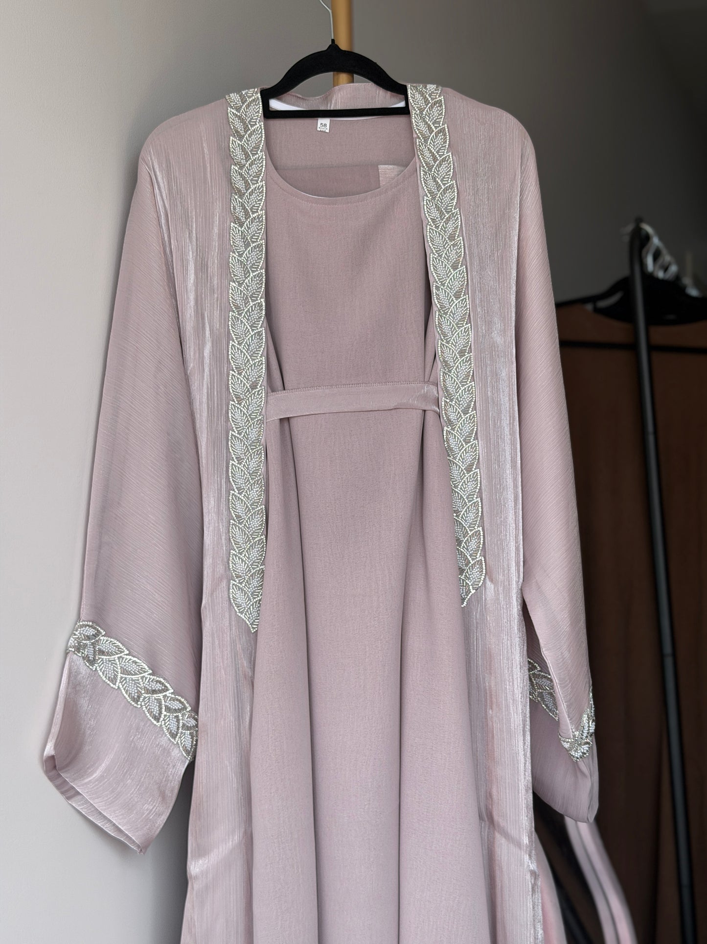 Dubai Abaya - Noor[Nude Pink]