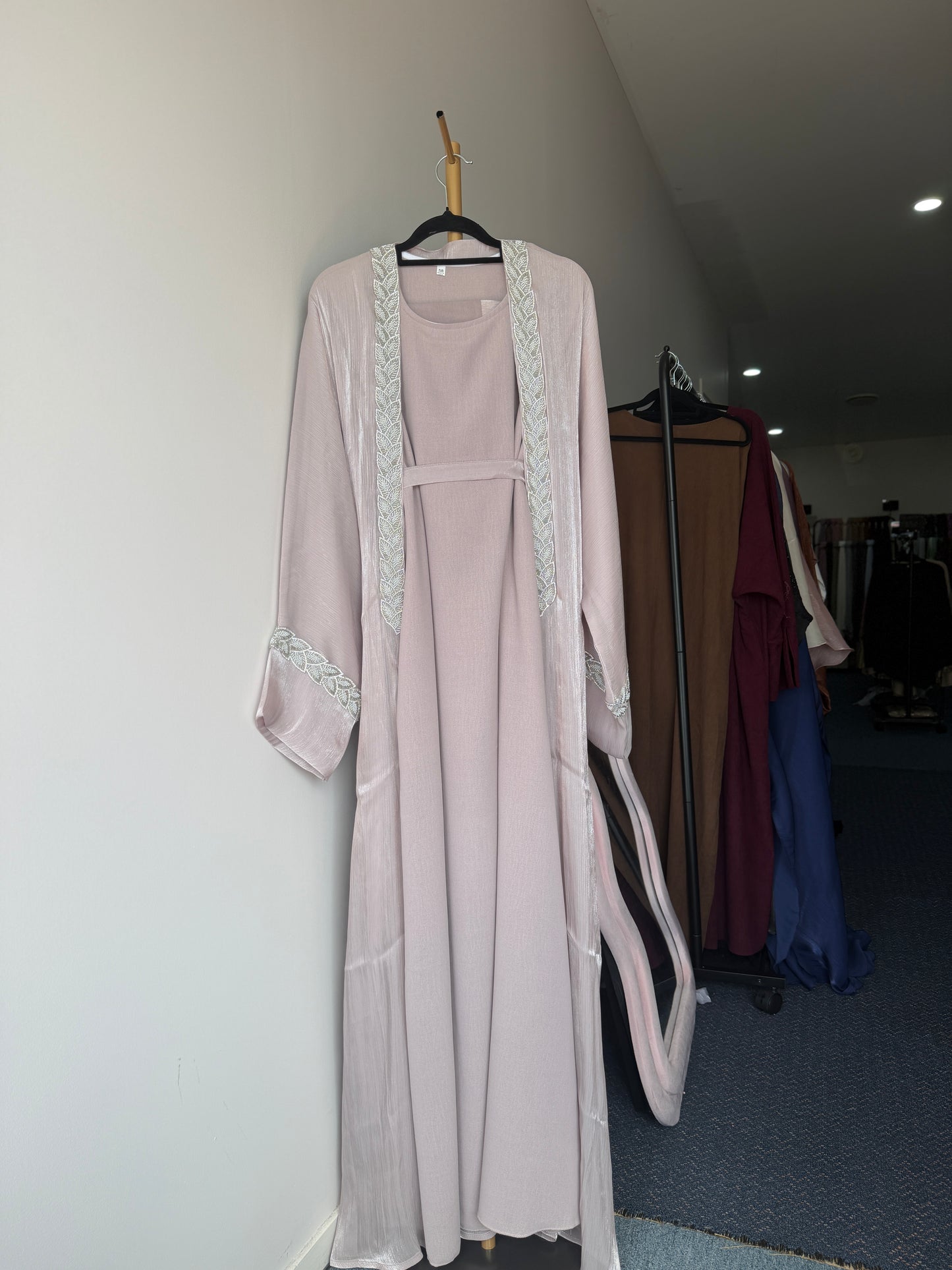 Dubai Abaya - Noor[Nude Pink]