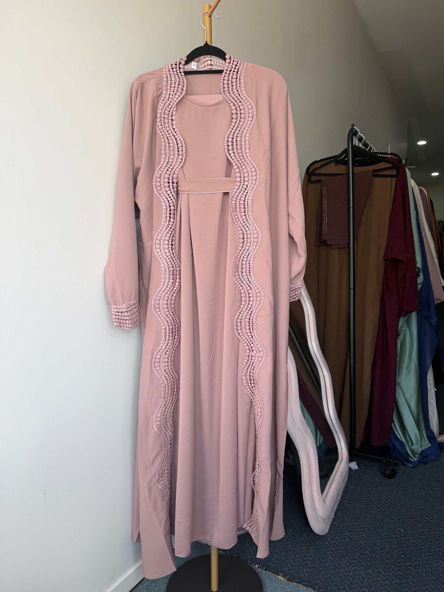 Dubai Abaya - Safaa [Mauve]