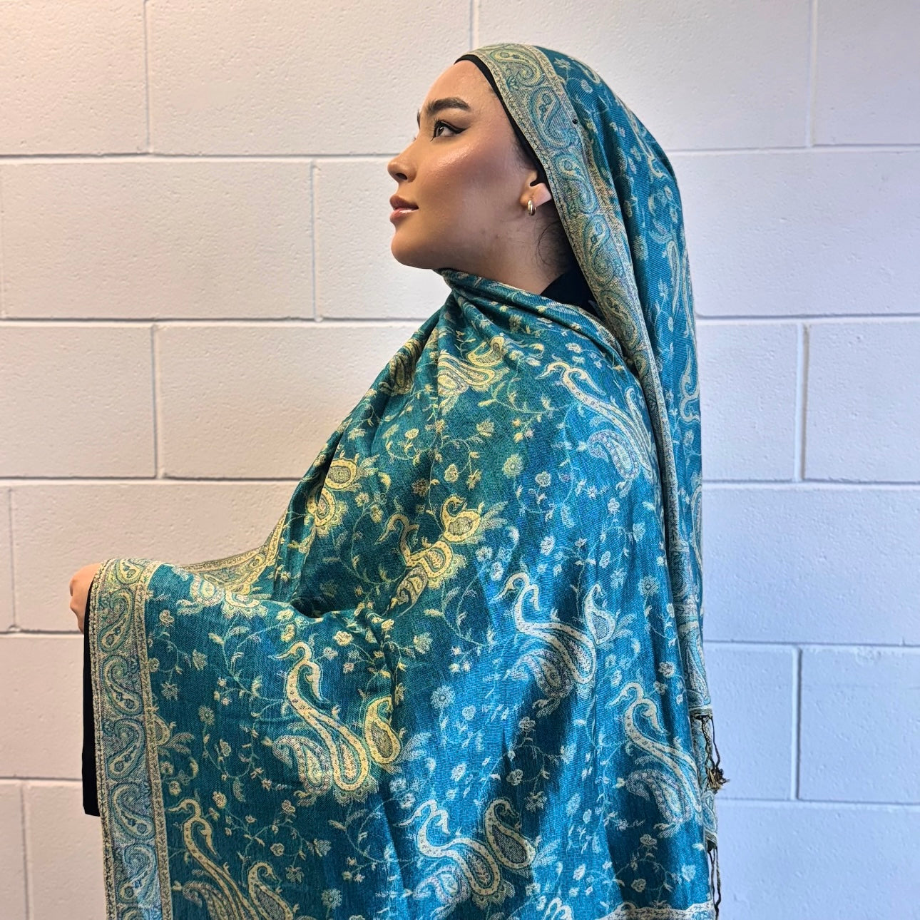 Pashmina Shawl - Teal