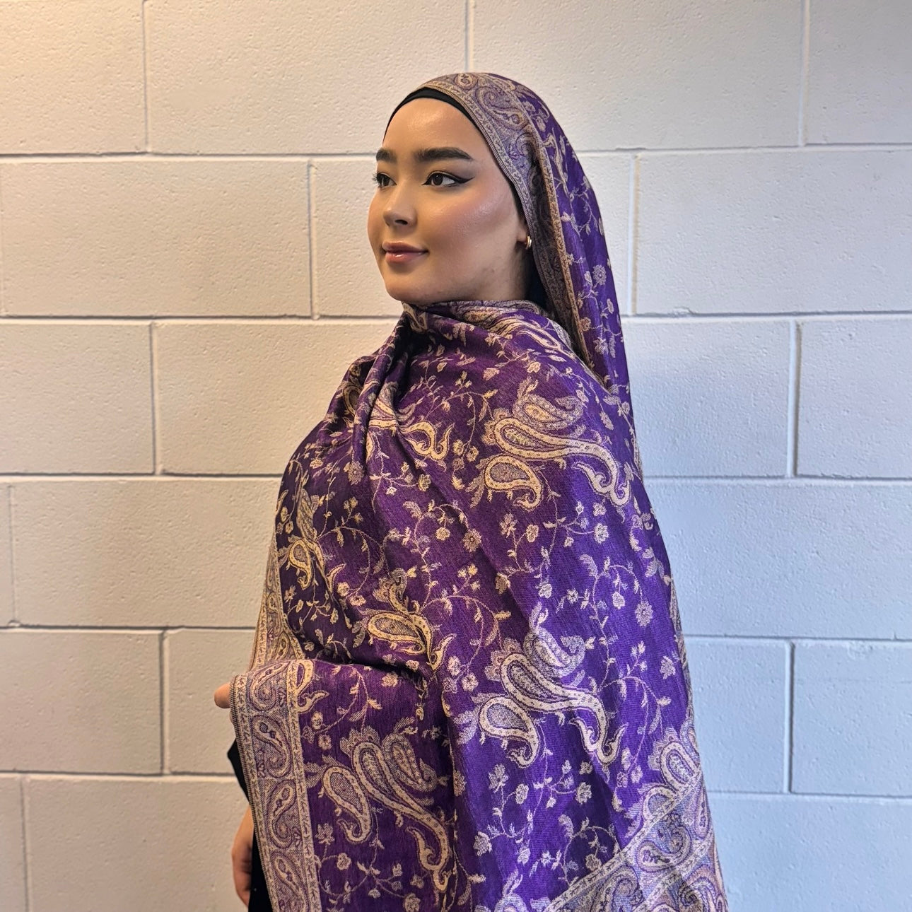 Pashmina Shawl - Purple