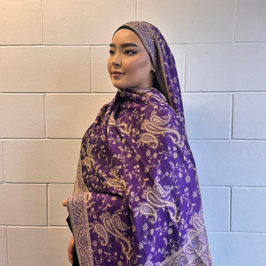 Pashmina Shawl - Purple