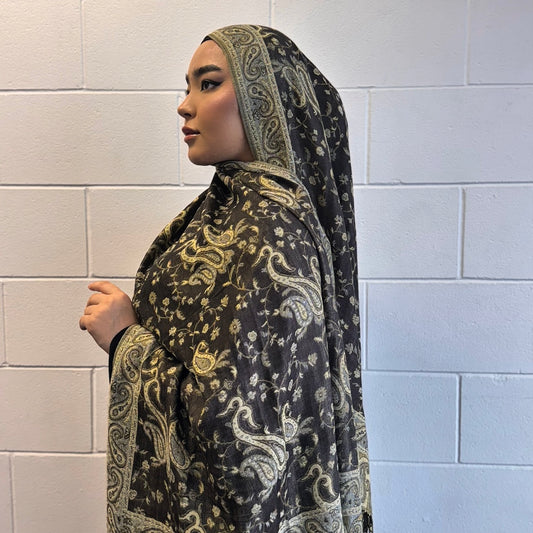 Pashmina Shawl - Dark Brown