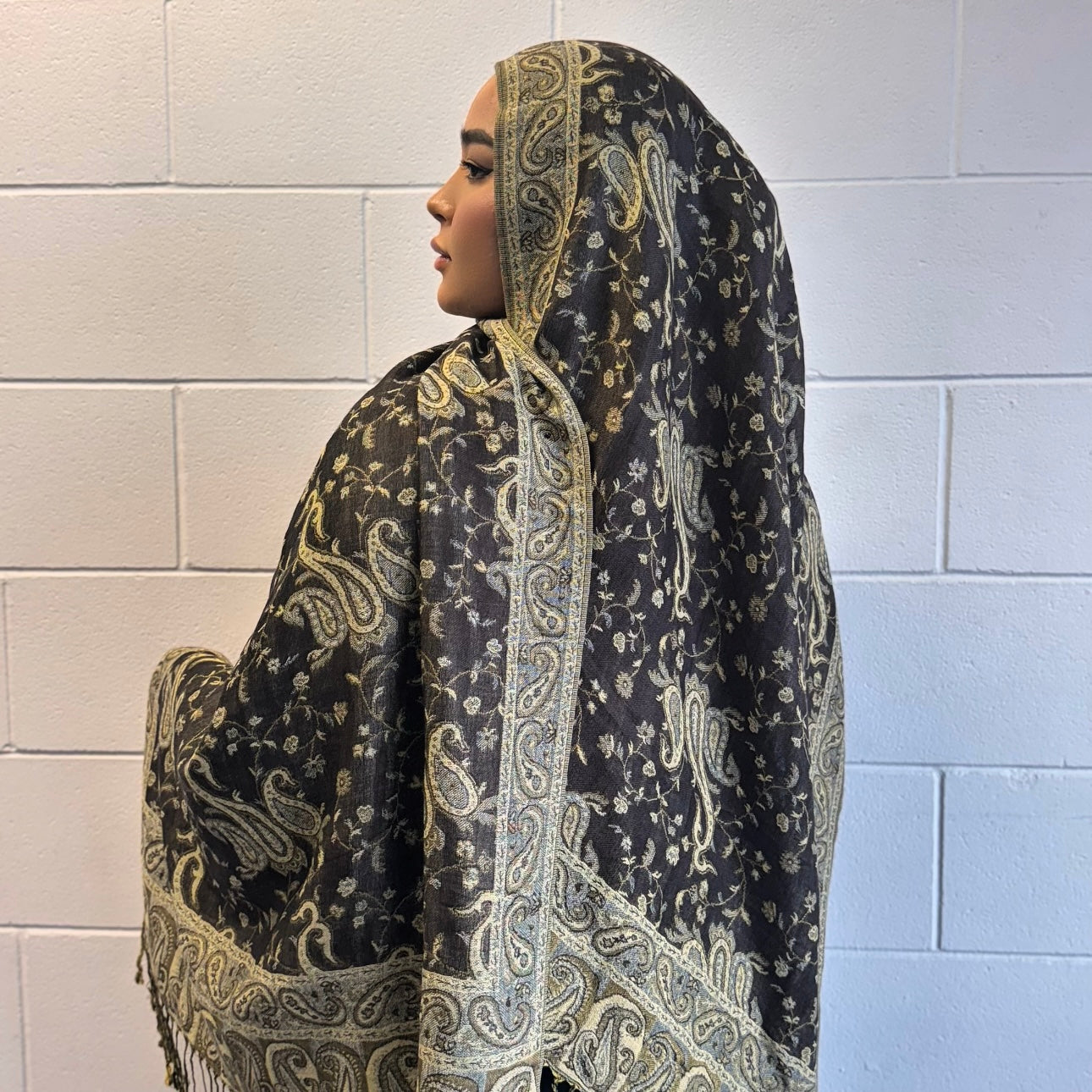 Pashmina Shawl - Dark Brown