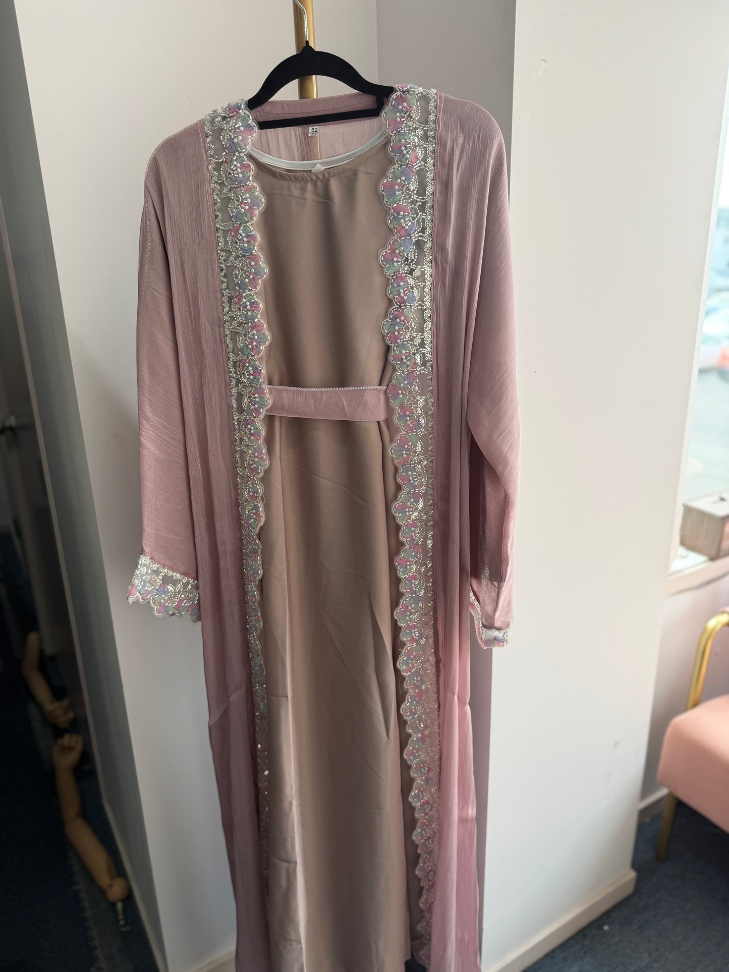 Dubai Abaya - Alisha [Pink]