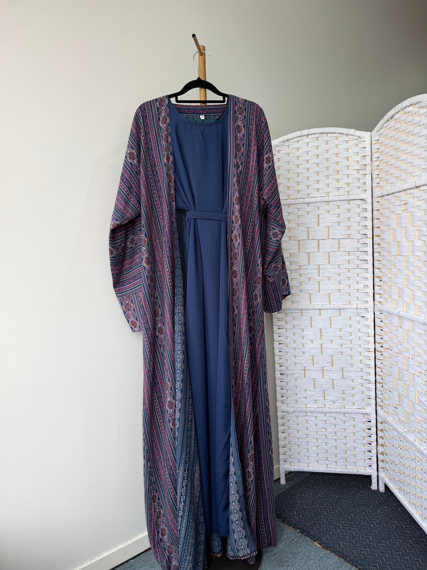 Dubai Abaya - Amani [Blue]