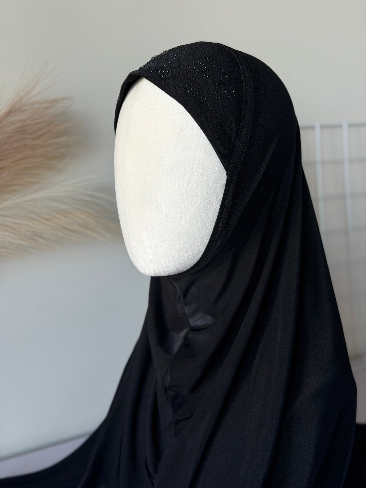 Kids Jersey Hijab Diamond Work