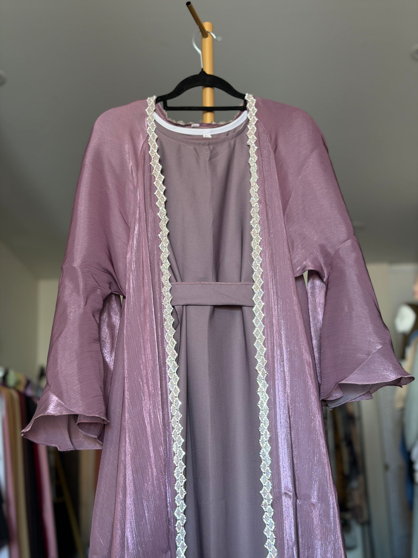 Dubai Abaya - Sana [Lavender]