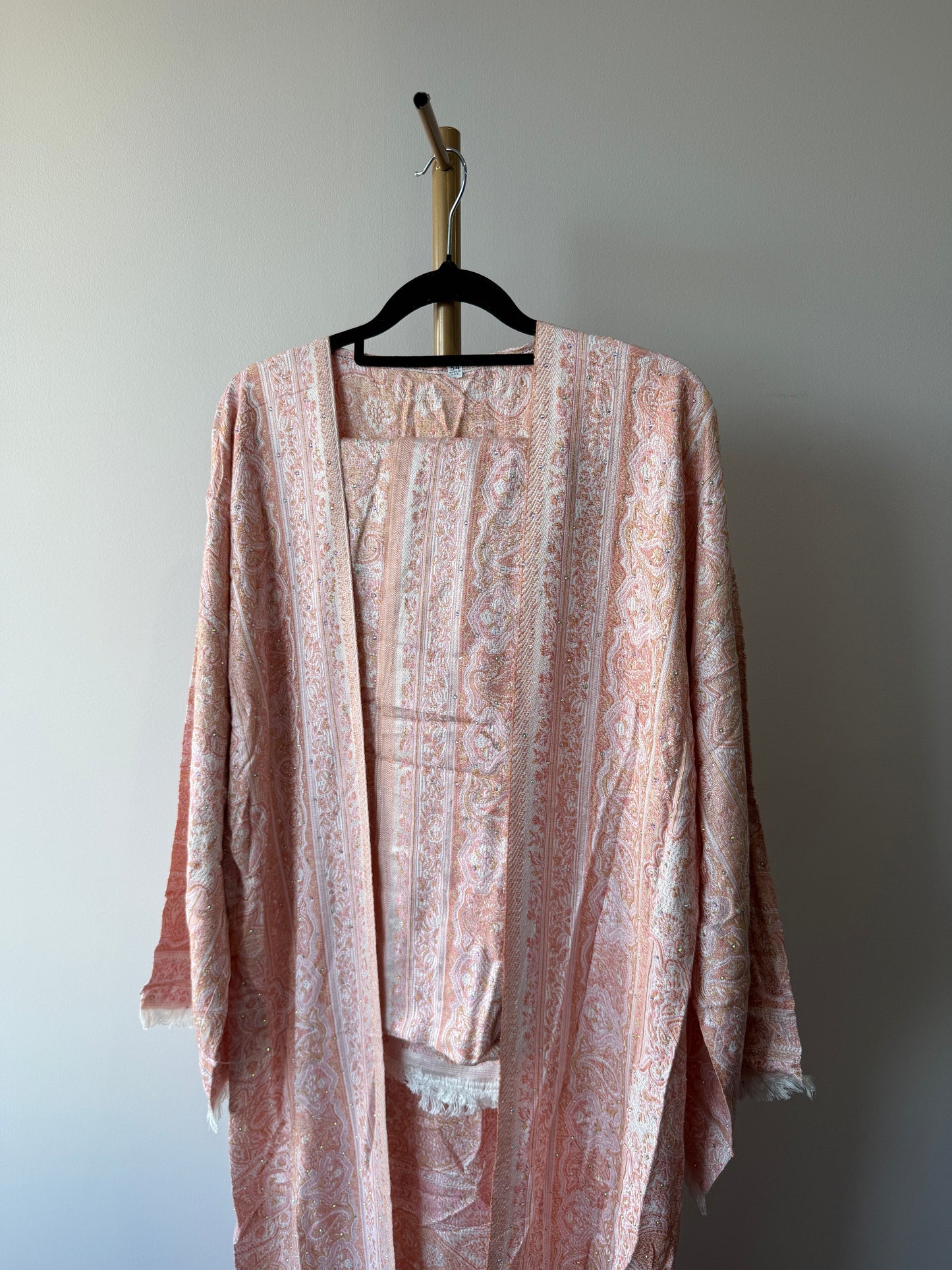 Pashmina Abaya - Baby Pink