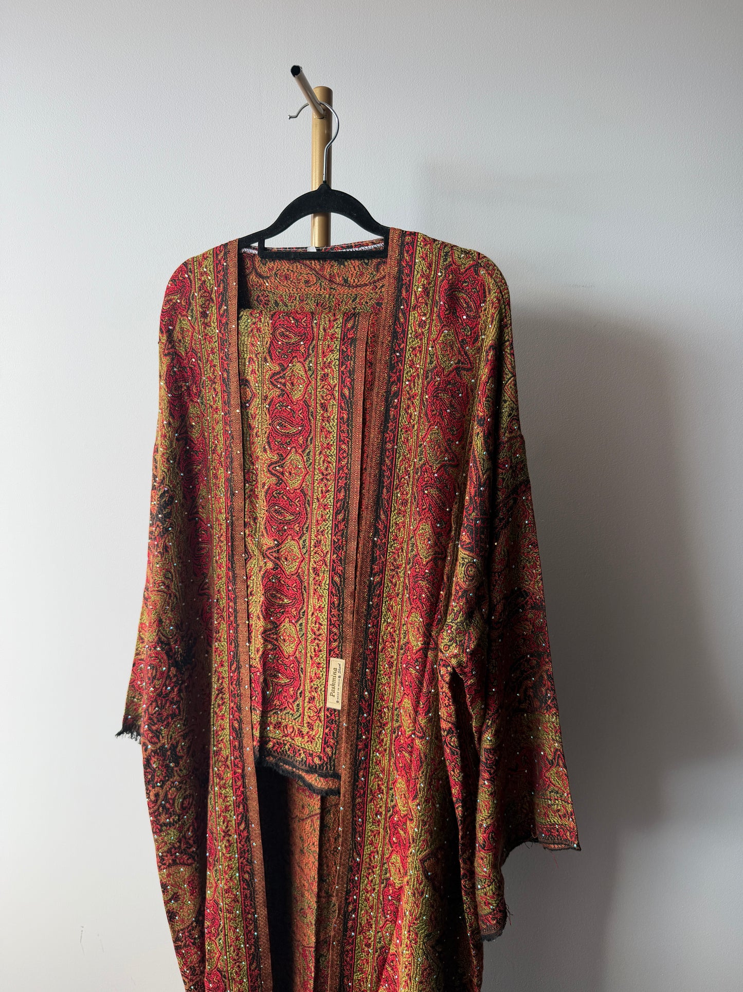 Pashmina Abaya - Maroon