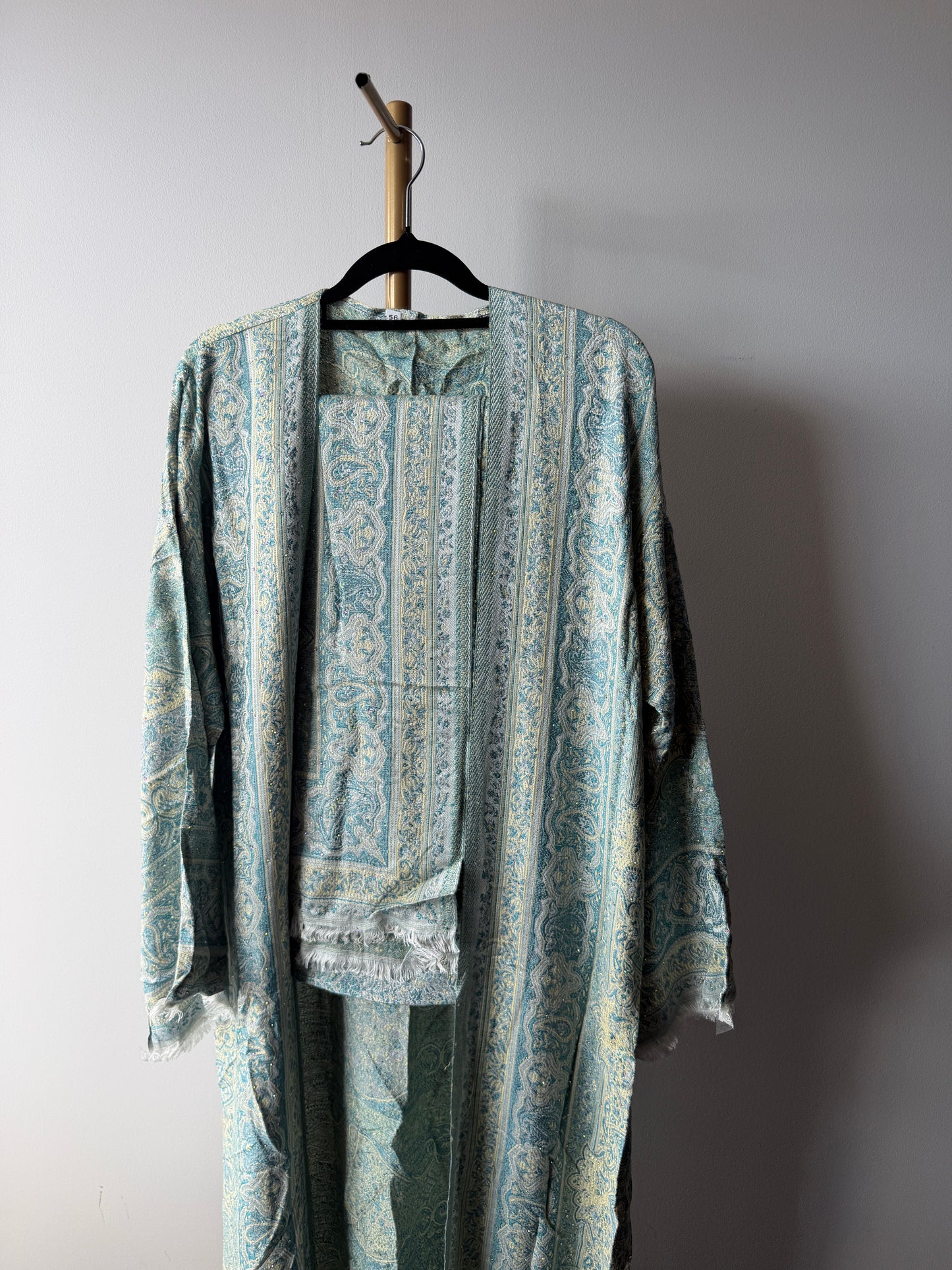 Pashmina Abaya - Sea Green