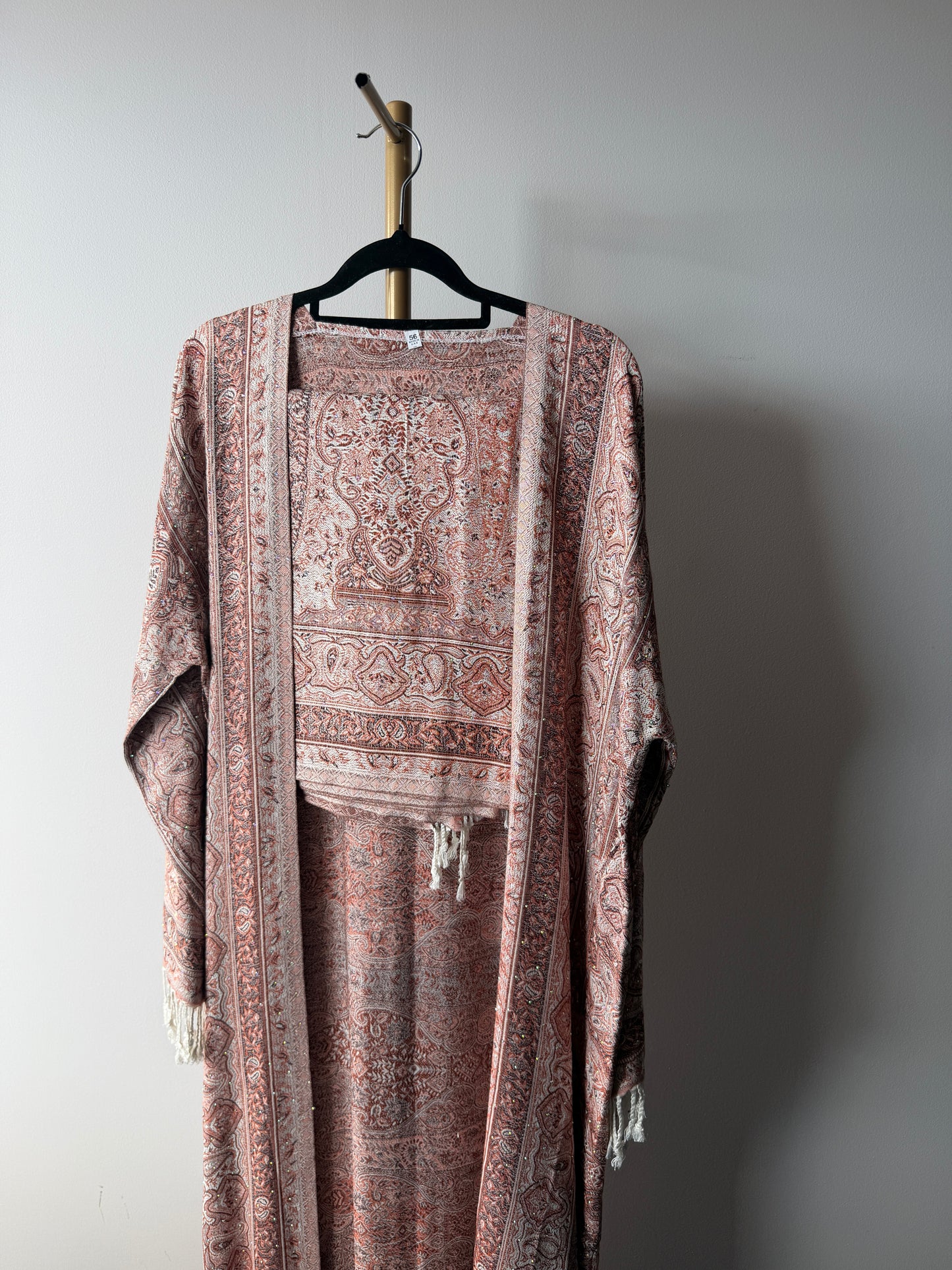 Pashmina Abaya - Orange