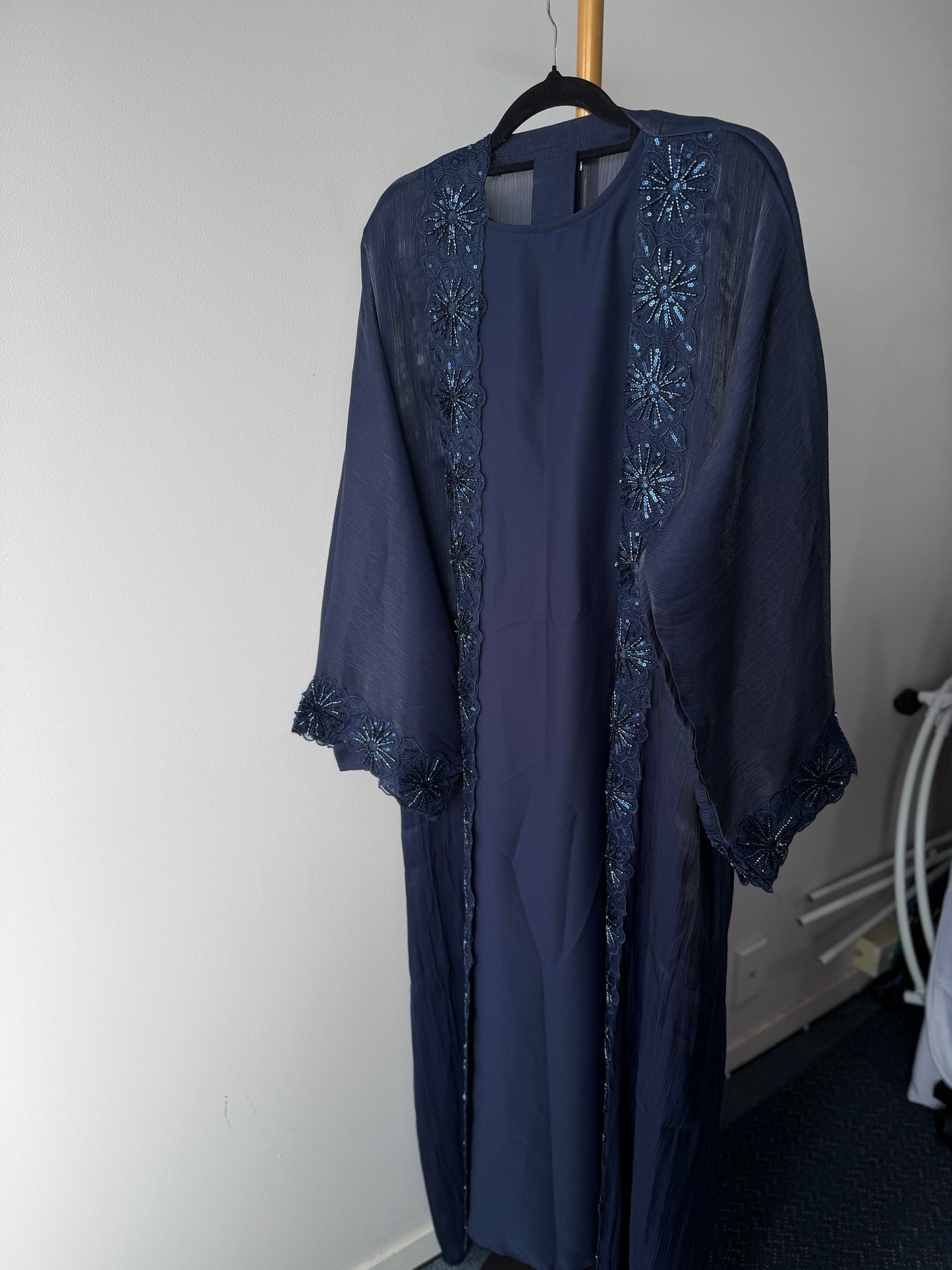 Dubai Abaya - Ayesha [Navy]