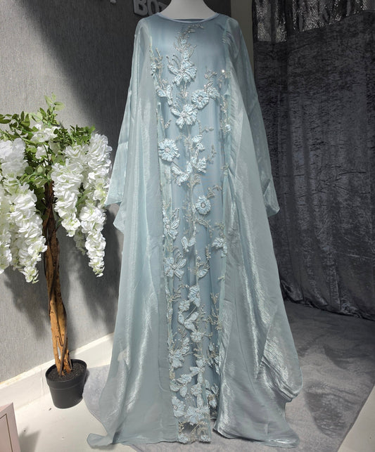 Dubai Abaya - Hoor [Sky Blue]