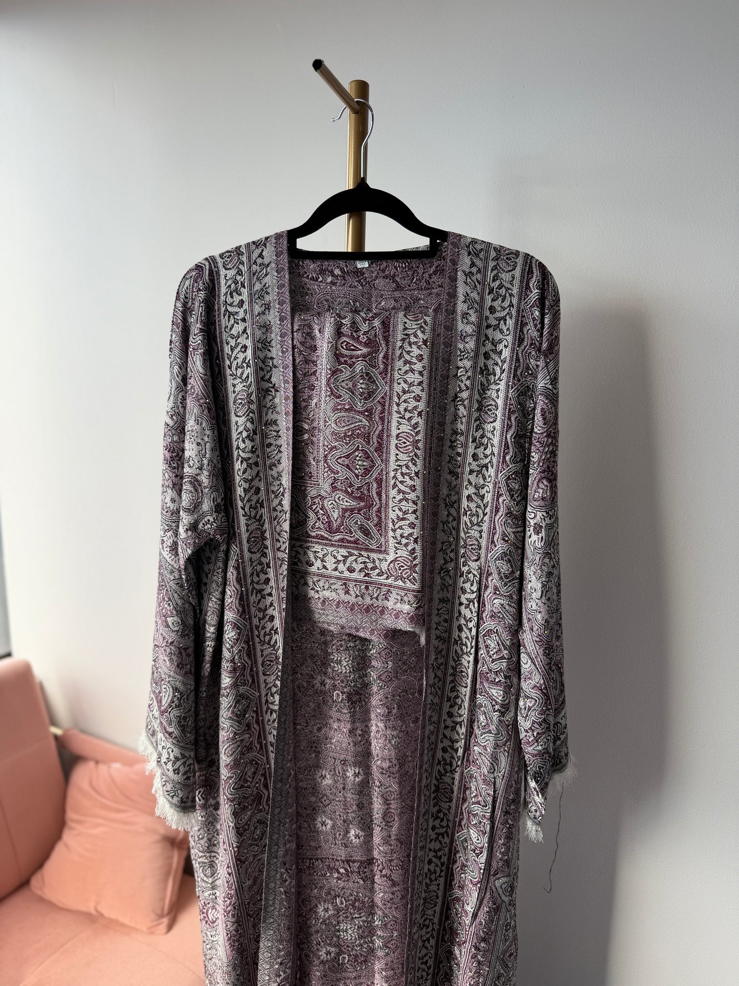 Pashmina Abaya - Lavender