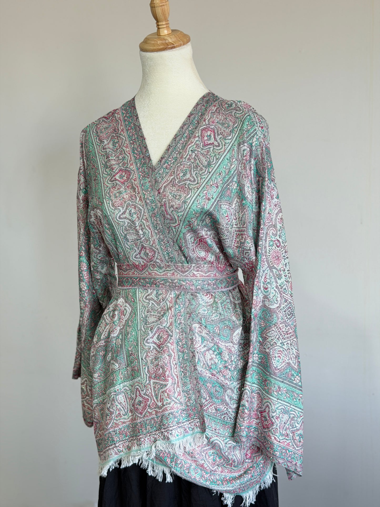 Pashmina Wrap Top - Ice
