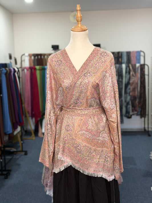 Pashmina Wrap Top - Pastel