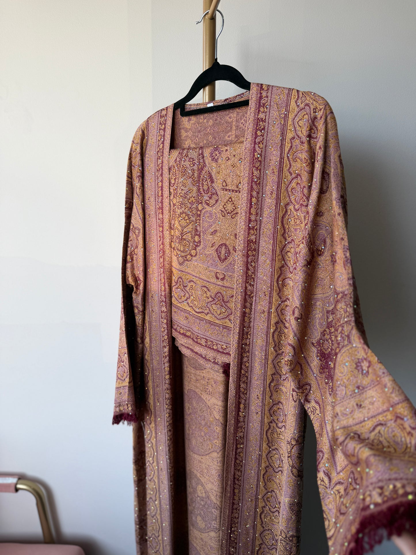 Pashmina Abaya - Carrot