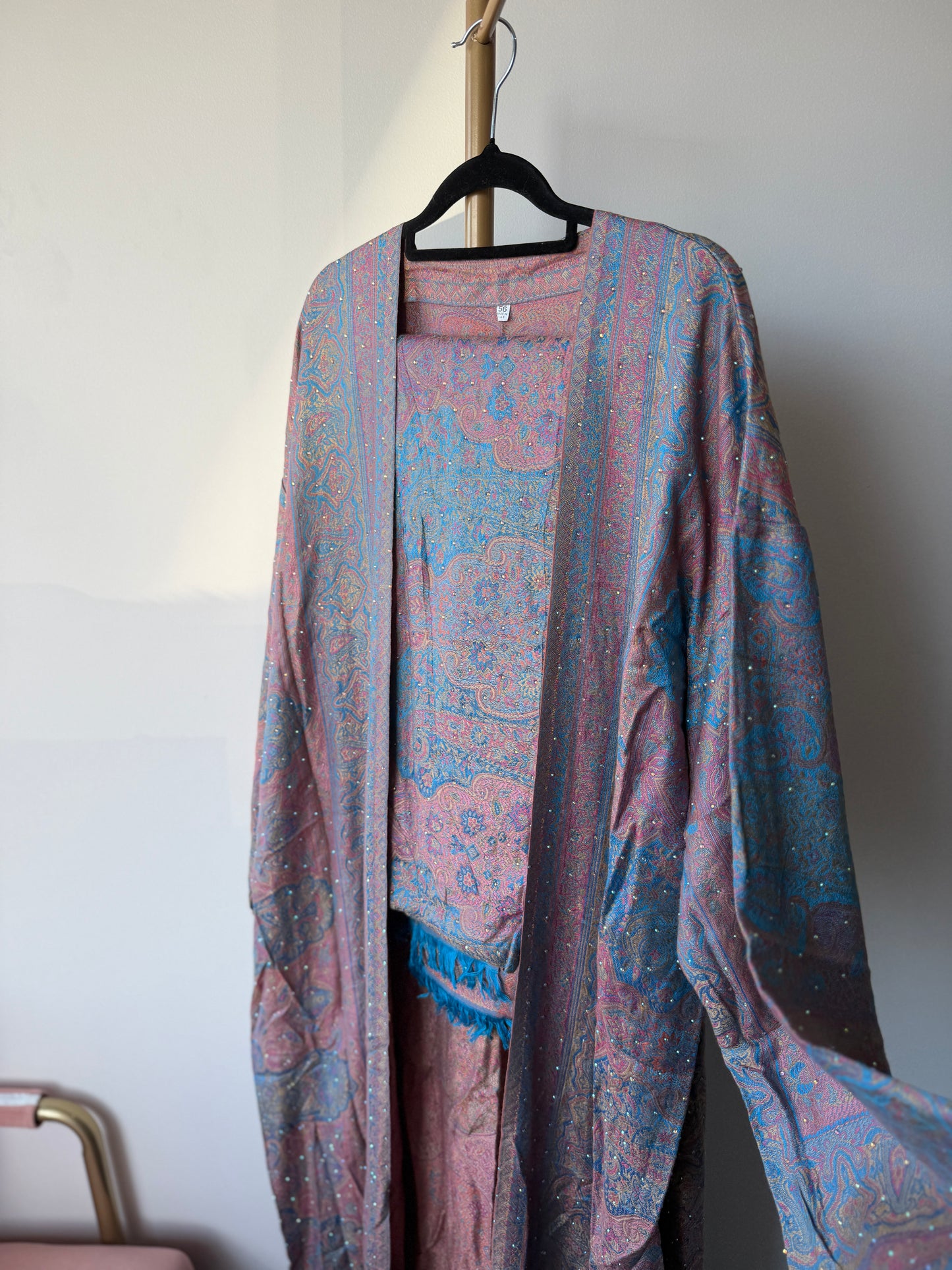Pashmina Abaya - Ocean
