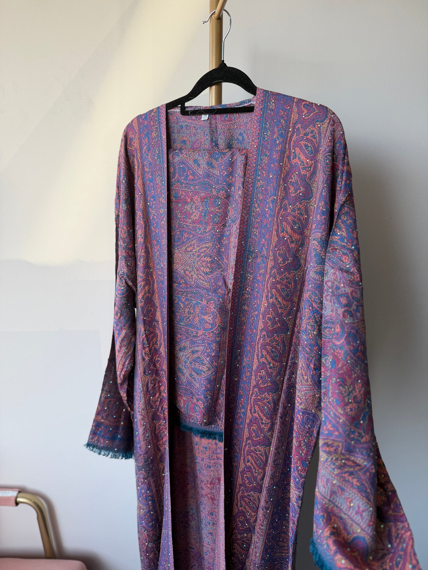 Pashmina Abaya - Purple