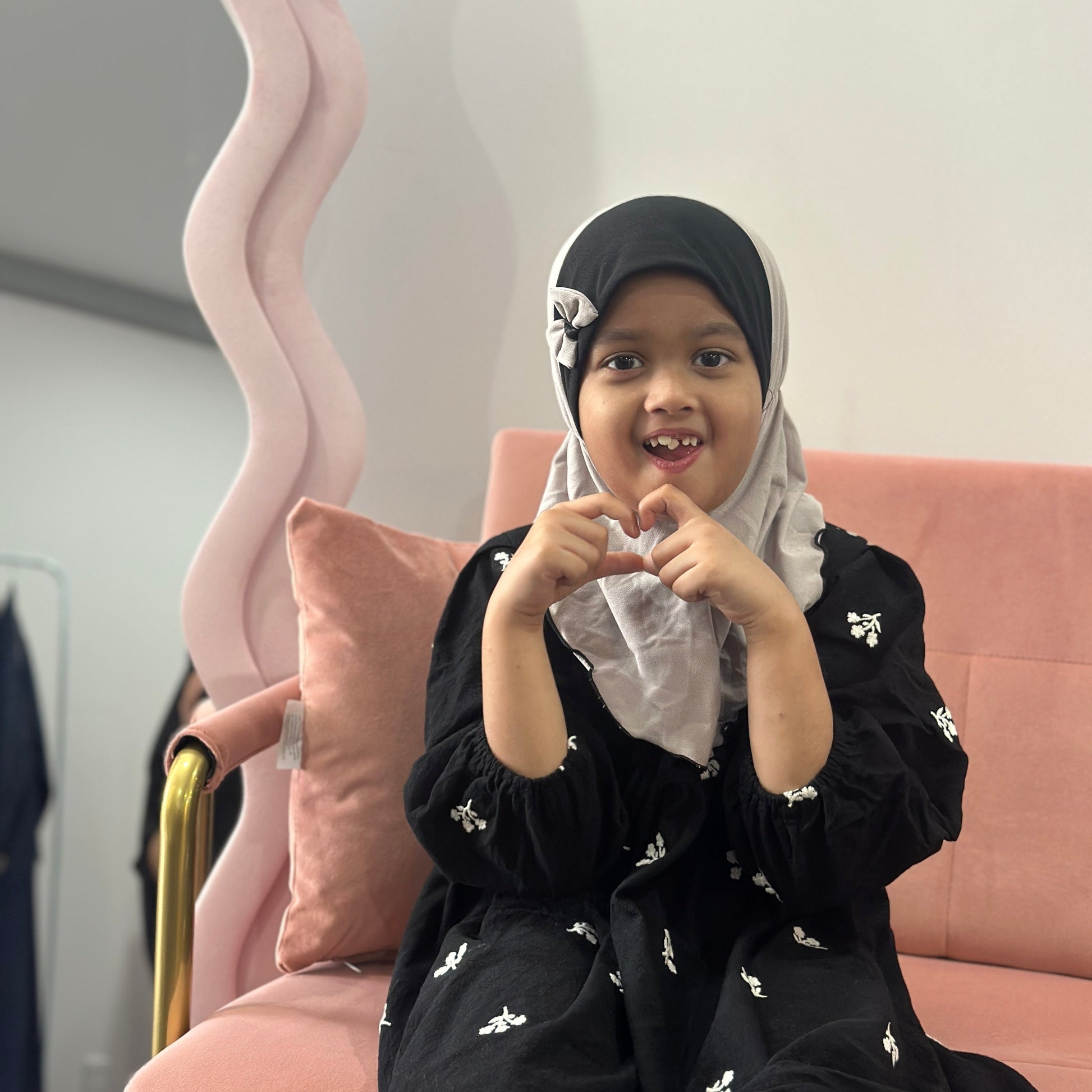 Inaya Bow Hijab available in multiple colours – Hijabaan Kids Collection NZ
