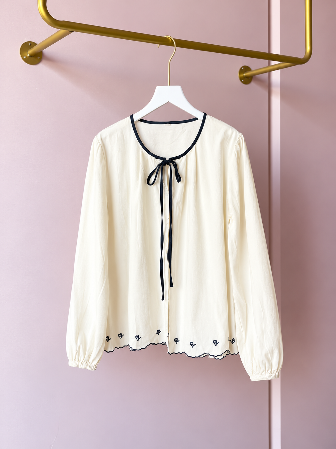 Bow Tie Modest Shirt
