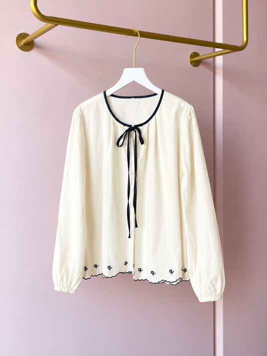 Bow Tie Modest Shirt