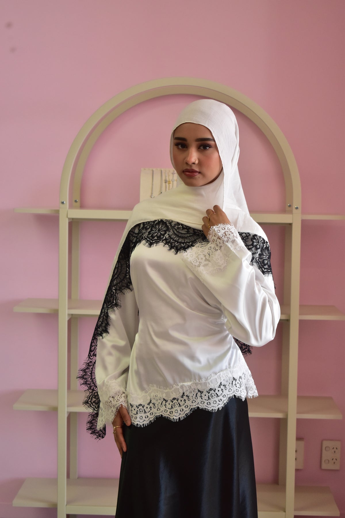 Lace Top - White