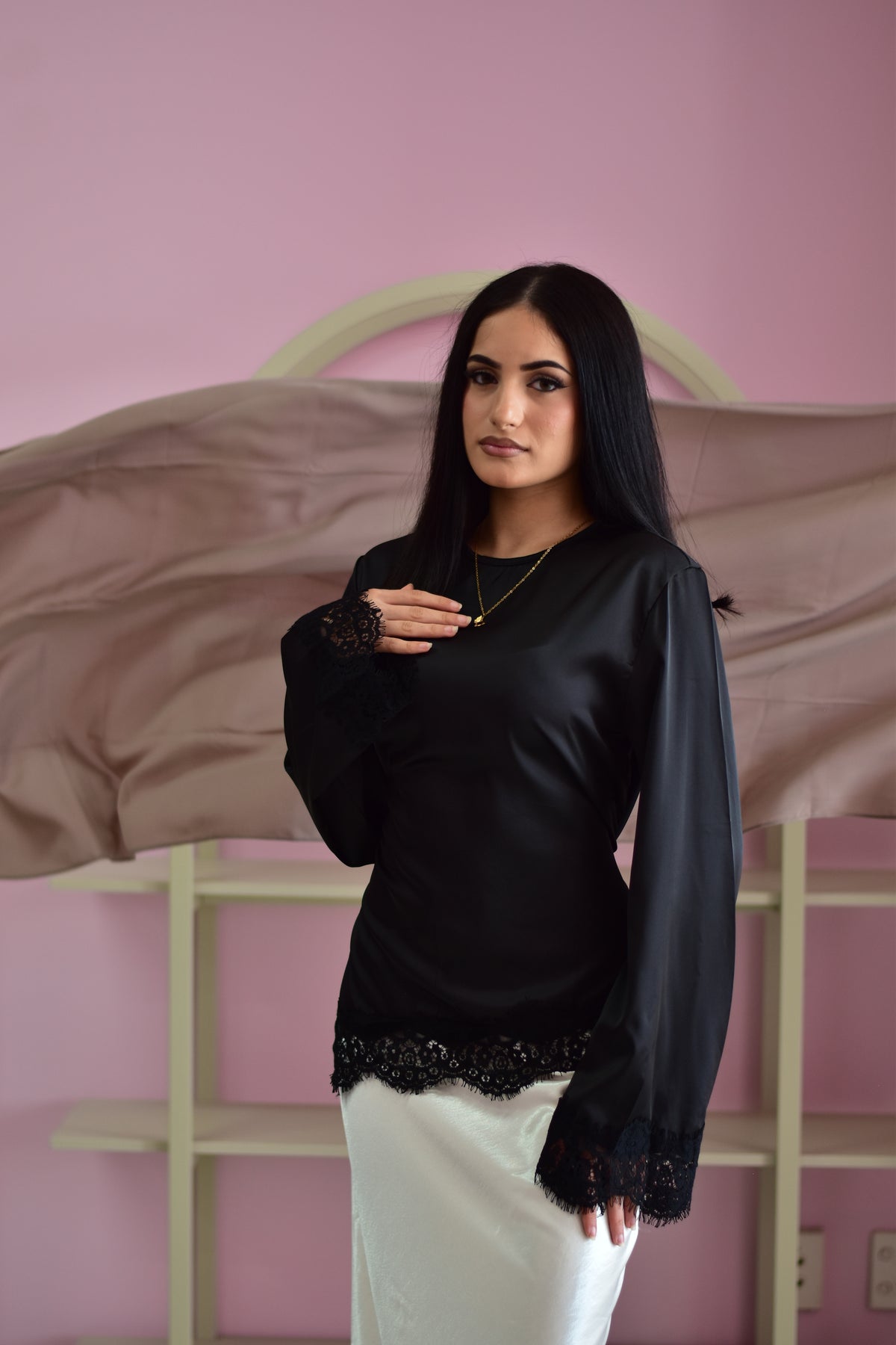 Lace Top - Black