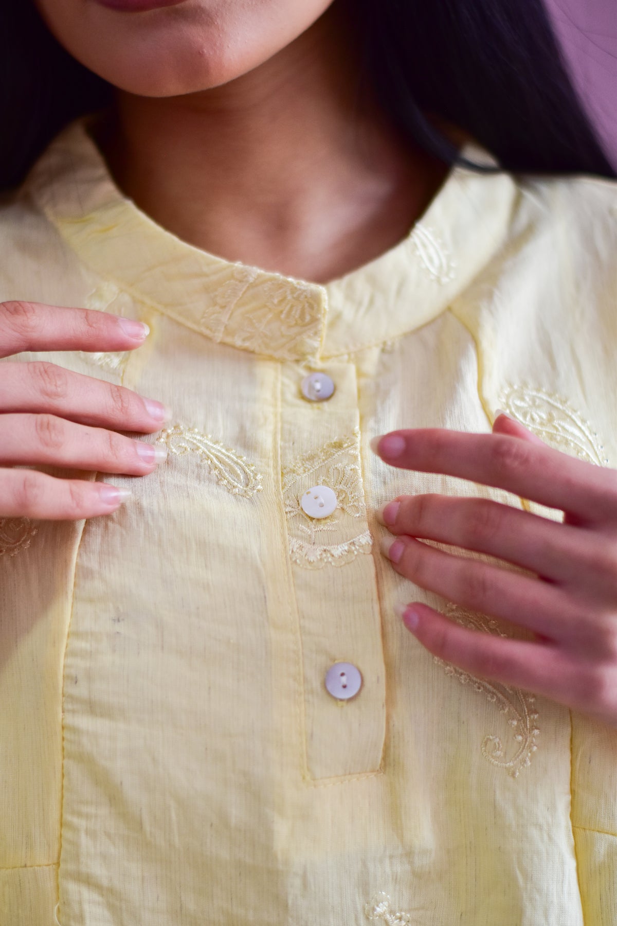 Zahra Co-ord Set – Butter Yellow