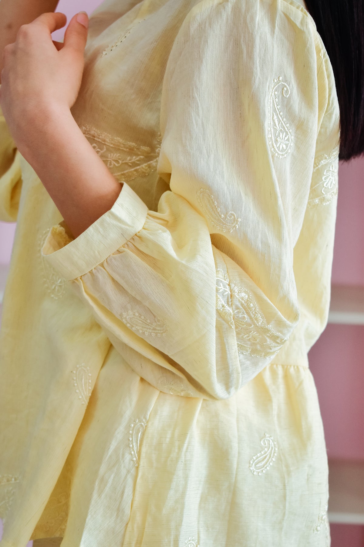 Zahra Co-ord Set – Butter Yellow