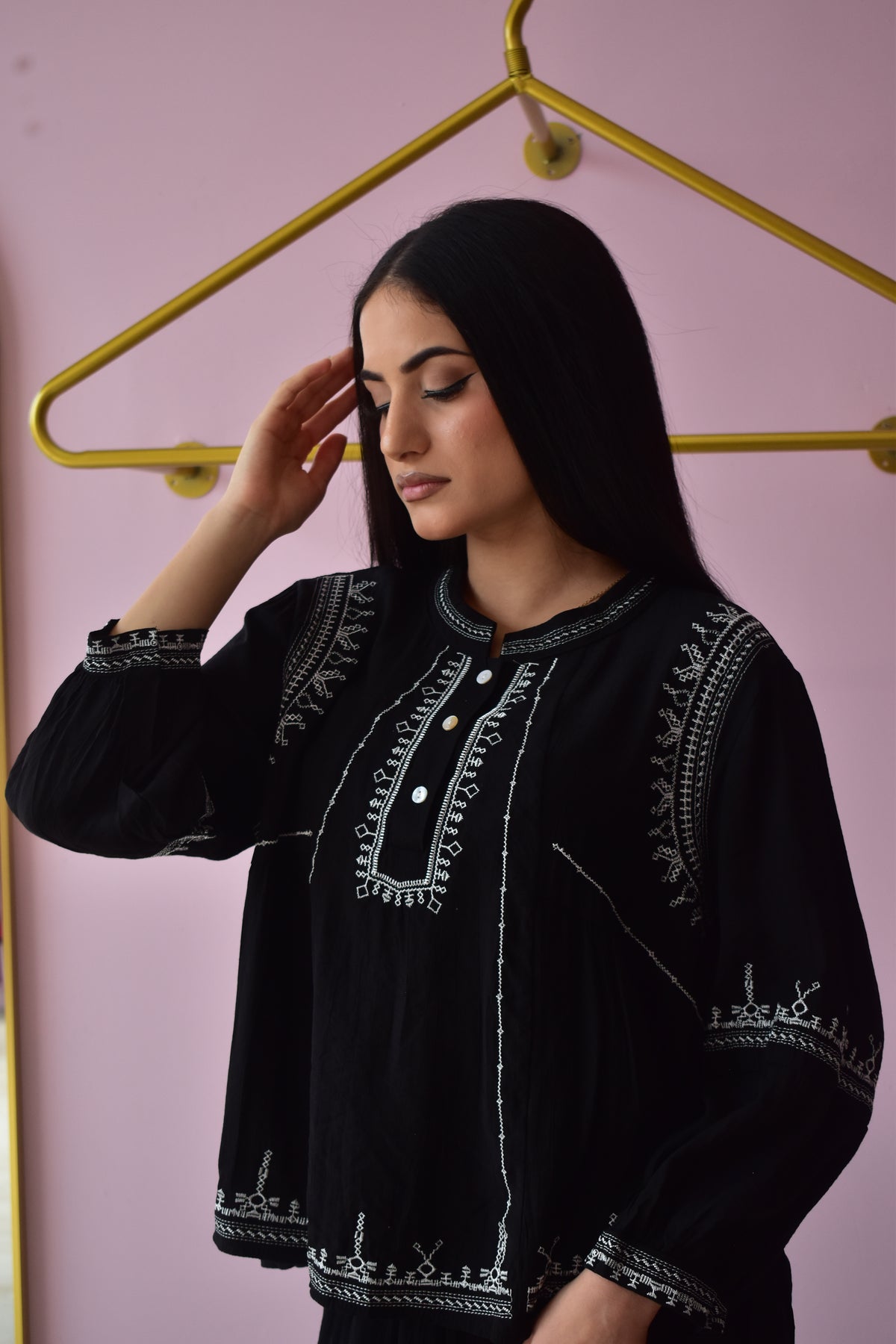 Zahra Co-ord Set – Black
