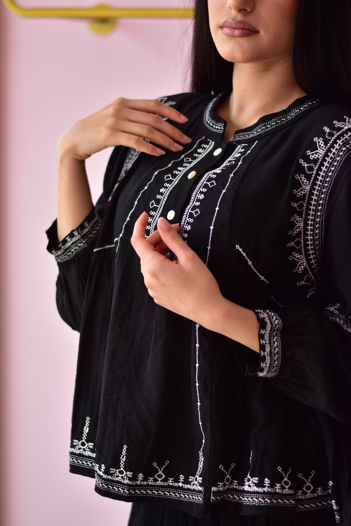 Zahra Co-ord Set – Black