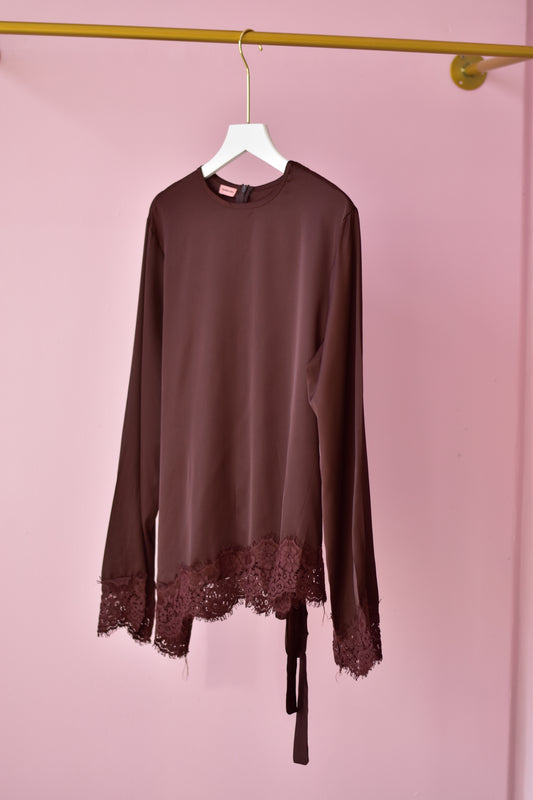 Lace Top - Brown