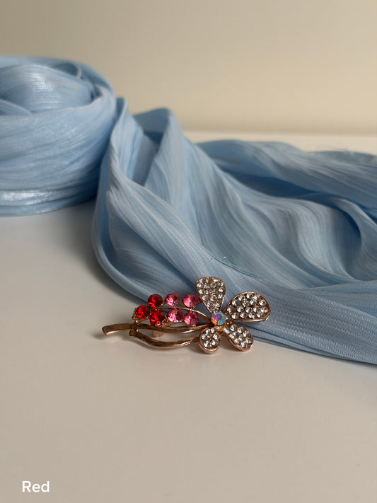 Crystal Hijab Brooch