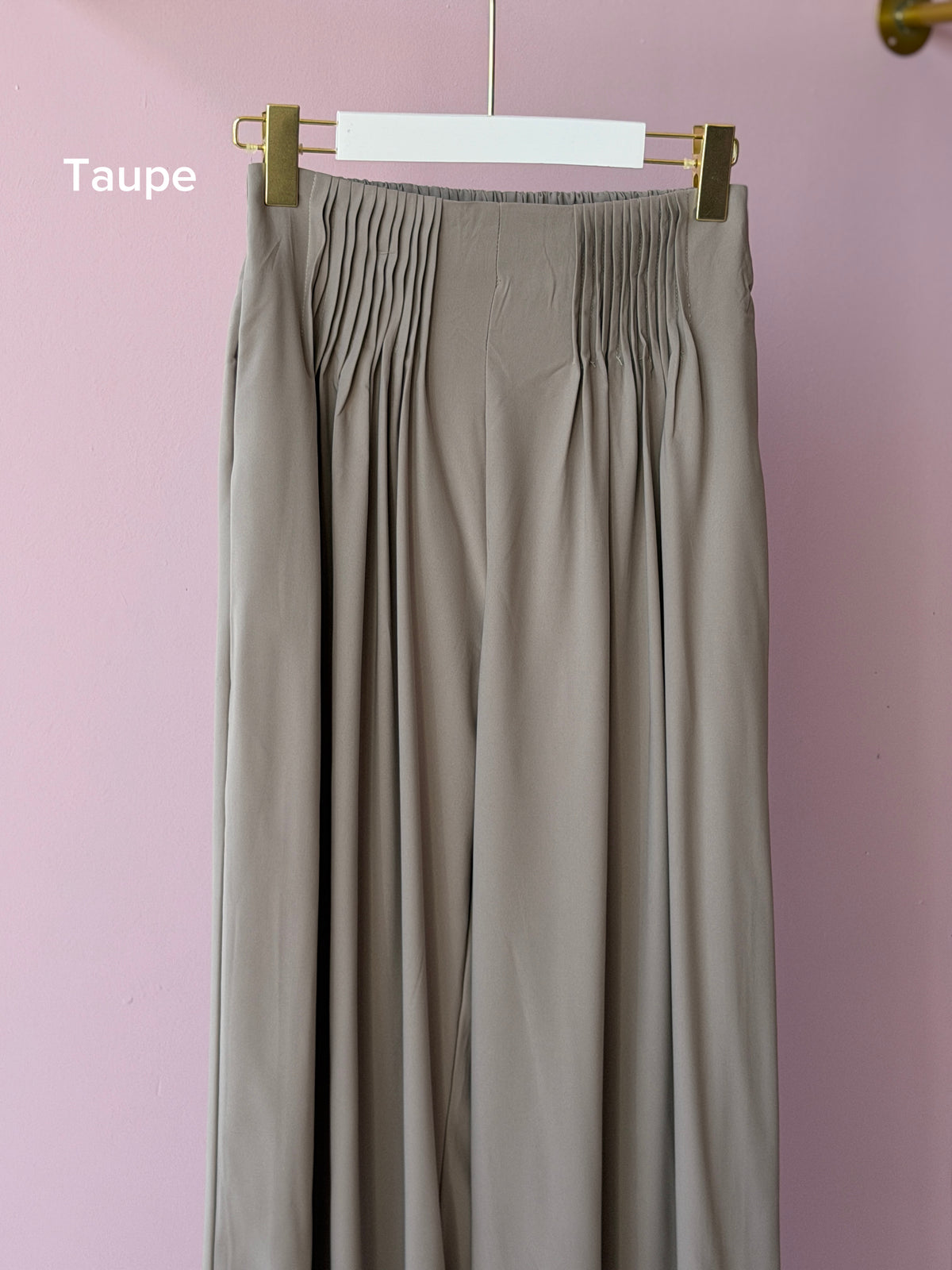 Korean Pleated Wide-Leg Pants