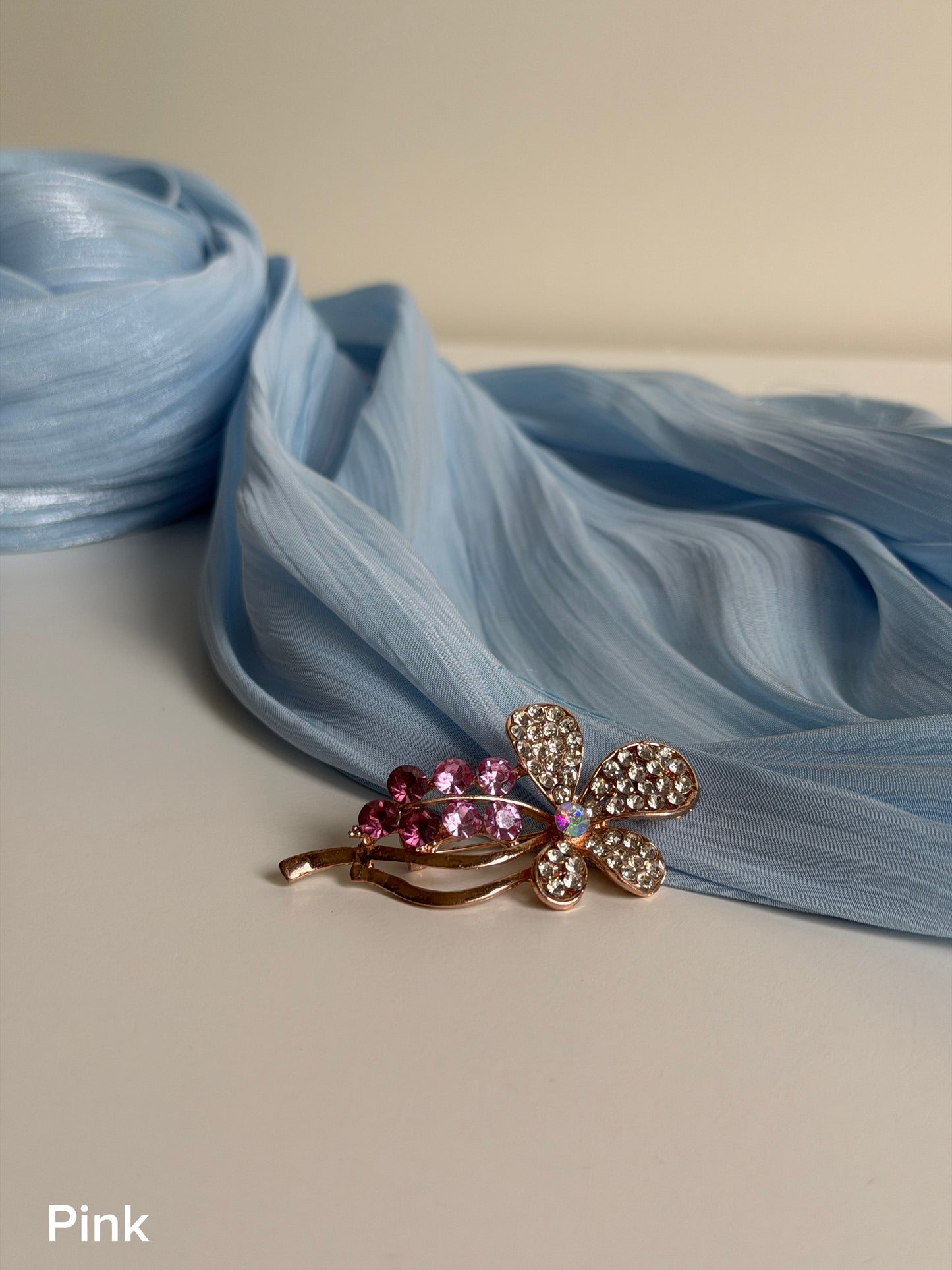 Crystal Hijab Brooch