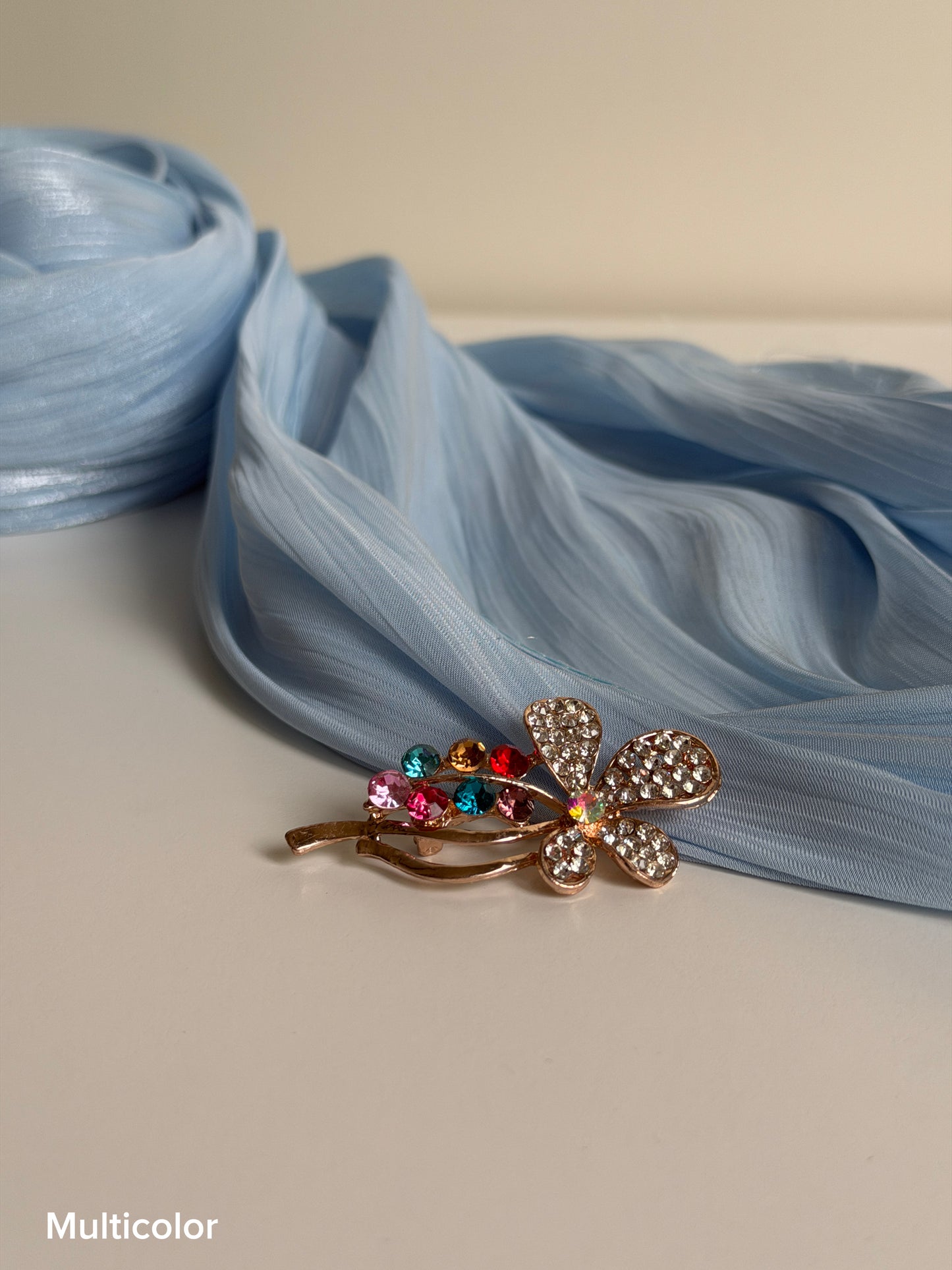 Crystal Hijab Brooch