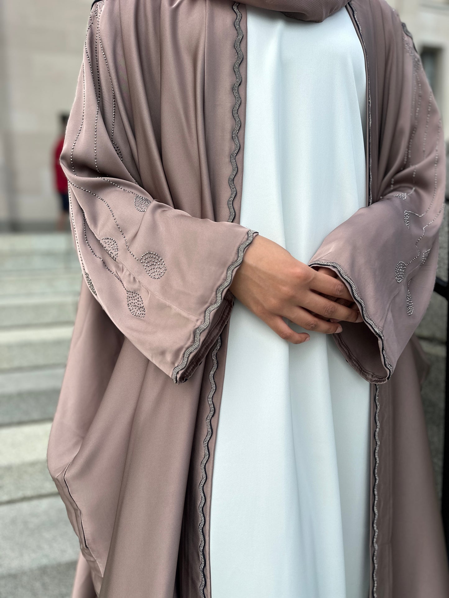 Elegant kaftan-style shrug abaya Alisha in two colours – Hijabaan Auckland