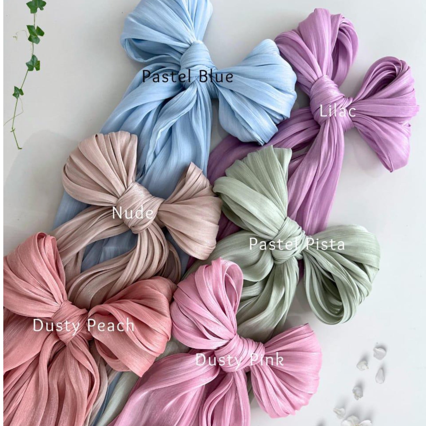Lightweight shimmer organza hijab for occasion-ready modest wear