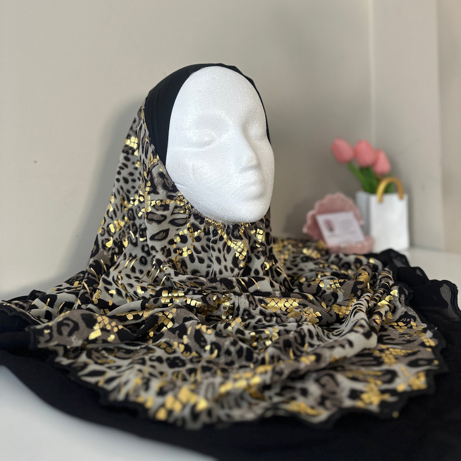 Modest hijab with frills for young girls – pickup available in Auckland