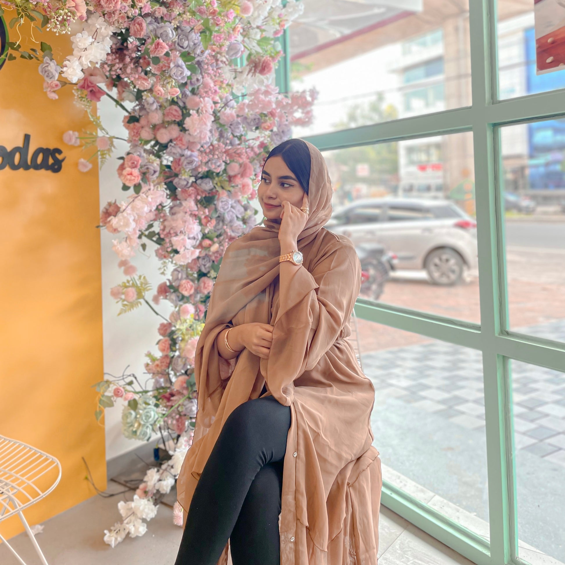 Layered Abaya | Elegant Premium Chiffon Abaya NZ | Hijabaan Layered Abaya | Elegant Premium Chiffon Abaya NZ | Hijabaan