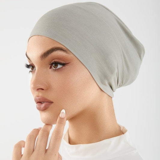 Malaysian stretch tube hijab cap for secure, breathable coverage – Hijabaan NZ